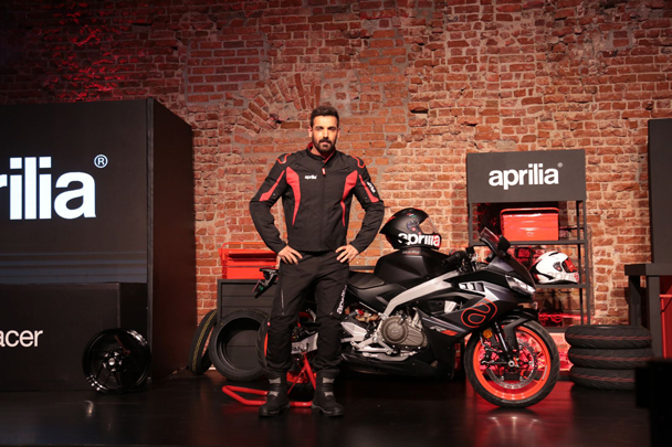 John Abraham at the Aprilia Launch Event