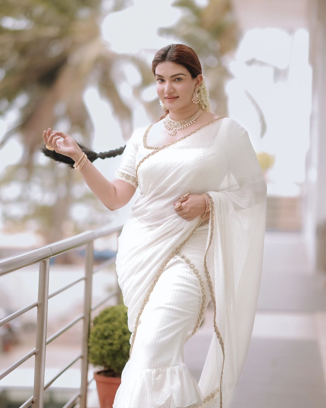 Honey Rose saree photoshoot