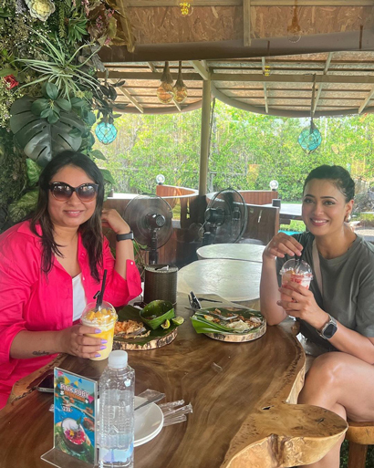 Shweta Tiwari enjoying her vacation