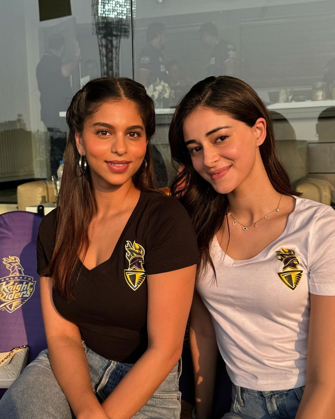 Suhana Khan & Ananya Panday, was present at the stadium to cheer for the KKR team.