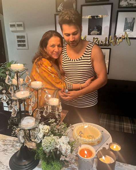 Varun Dhawan shared a series of photos from his homely birthday celebration