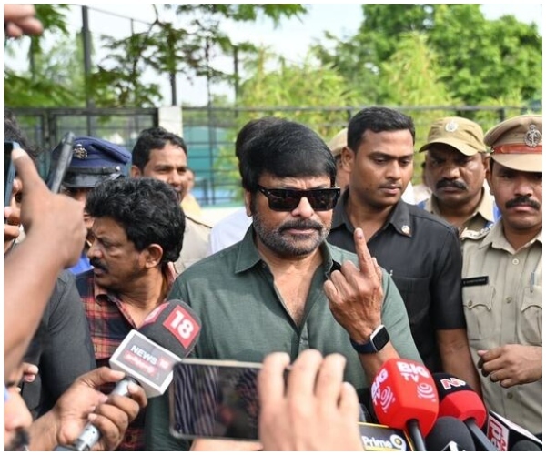 Loksabha election 2024: Chiranjeevi, Rajamouli and Other tollywood Celebs Cast Their Vote