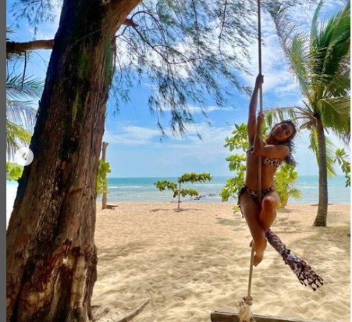 Photos of Samyuktha Hegde from Kirik Party Fame Enjoying Beach Vacation Go Viral