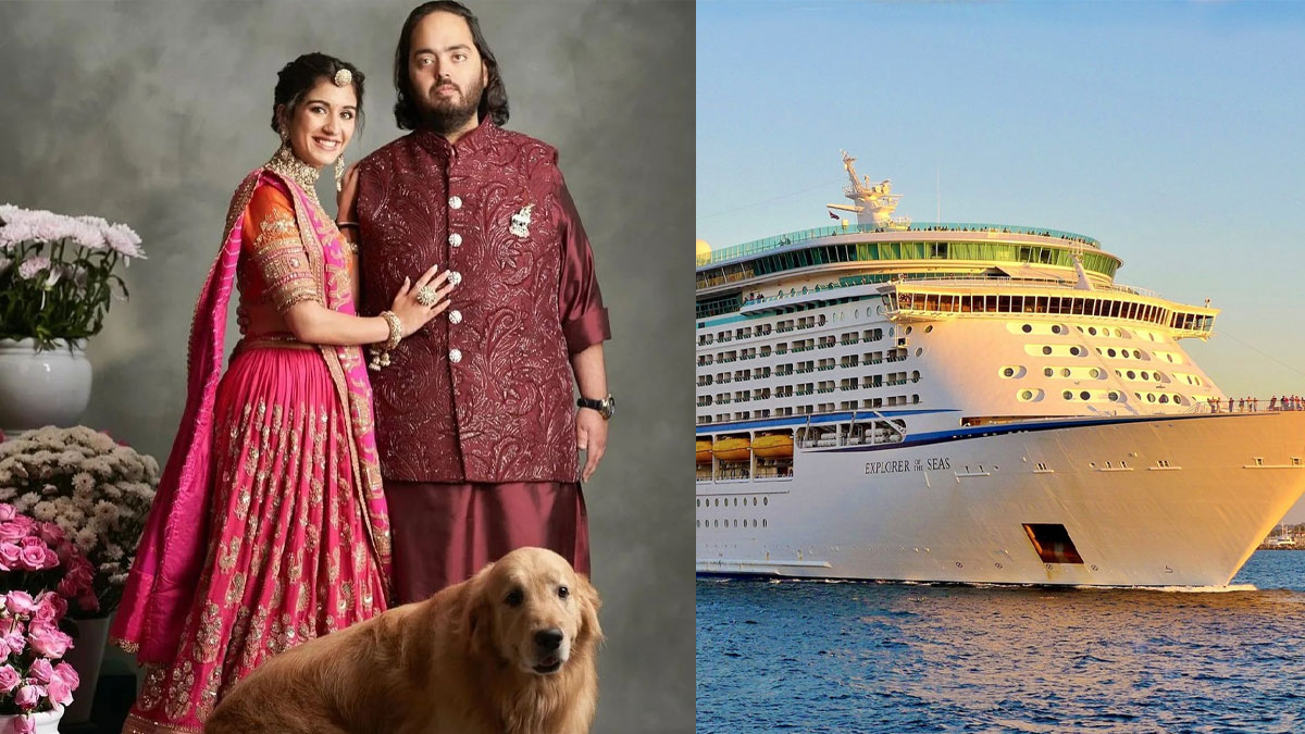 The cruise will host 800 guests and 600 hospitality staff, making it a grand affair.