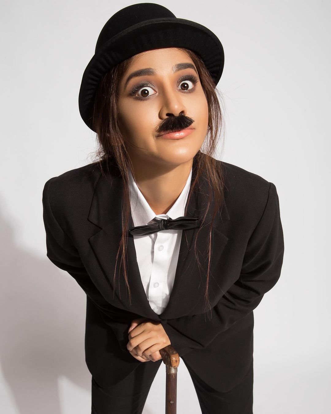 Nabha Natesh Charlie Chaplin photoshoot