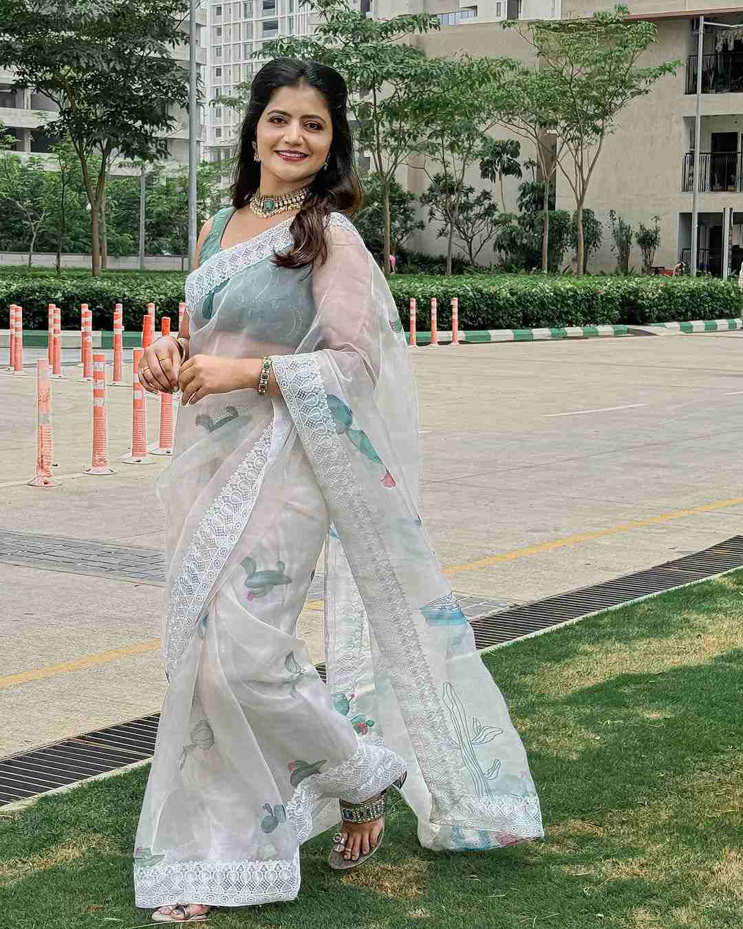 Shiva Jyothi Saree Photos