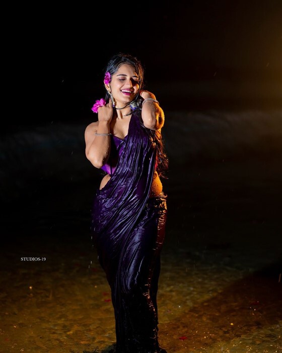 Priyanka Jain rainy photos