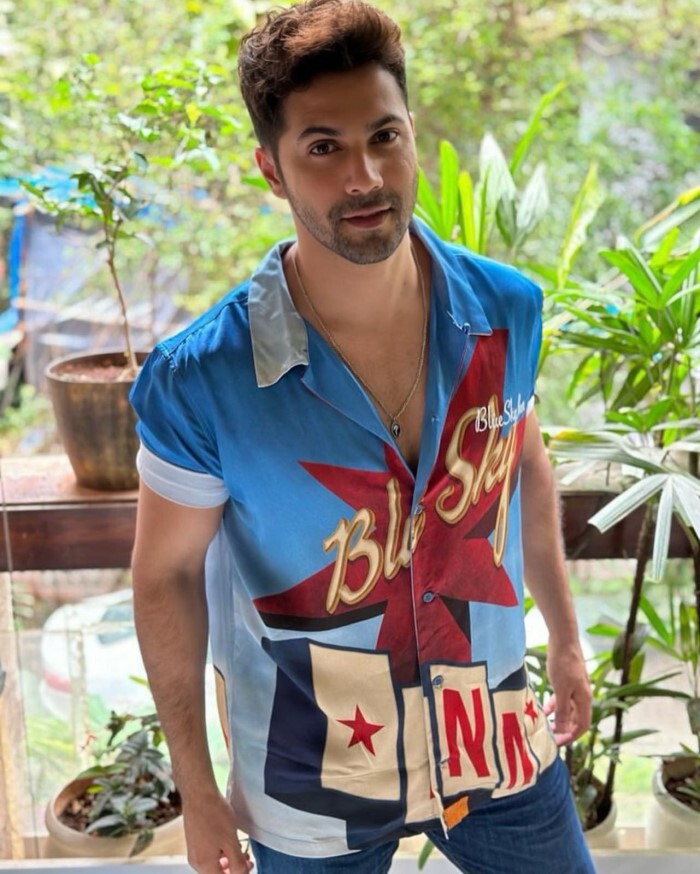 Embracing the carefree spirit of summer, Varun keeps