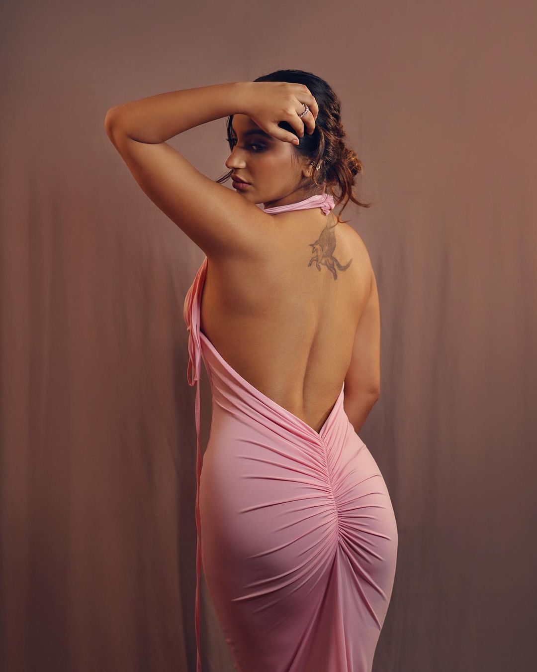 Yashika Aannand  integration of global fashion trends into the fabric of Indian cinema celebrity culture.