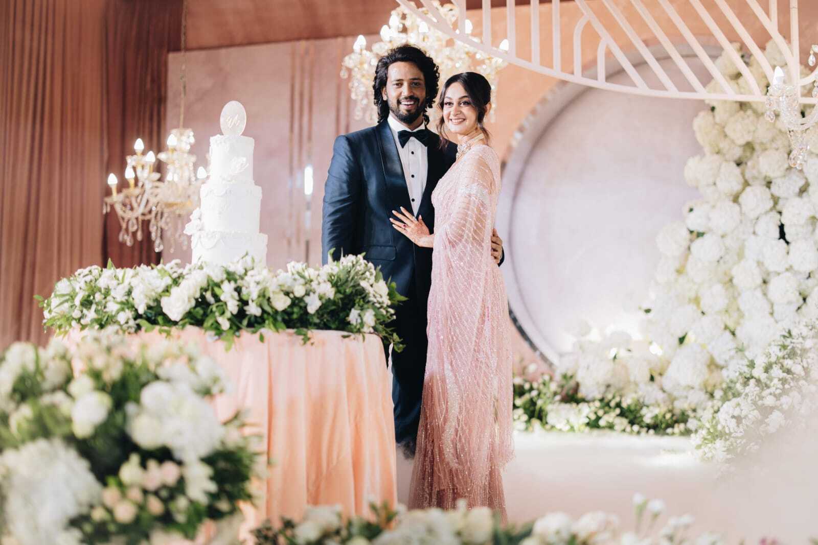 arjun Sarja daughter marriage reception photos