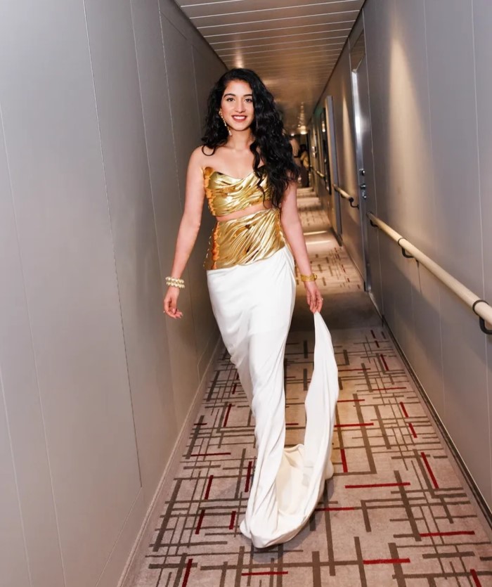 Radhika's Grace Ling outfit transformed her into a space goddess