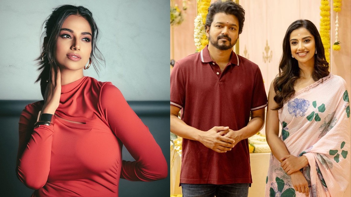 GOAT Actress Meenakshi Chaudhary stunning T Shirt photos