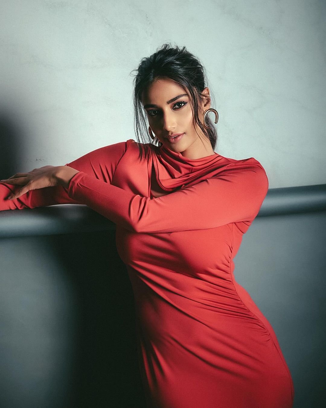 GOAT Actress Meenakshi Chaudhary stunning T Shirt photos