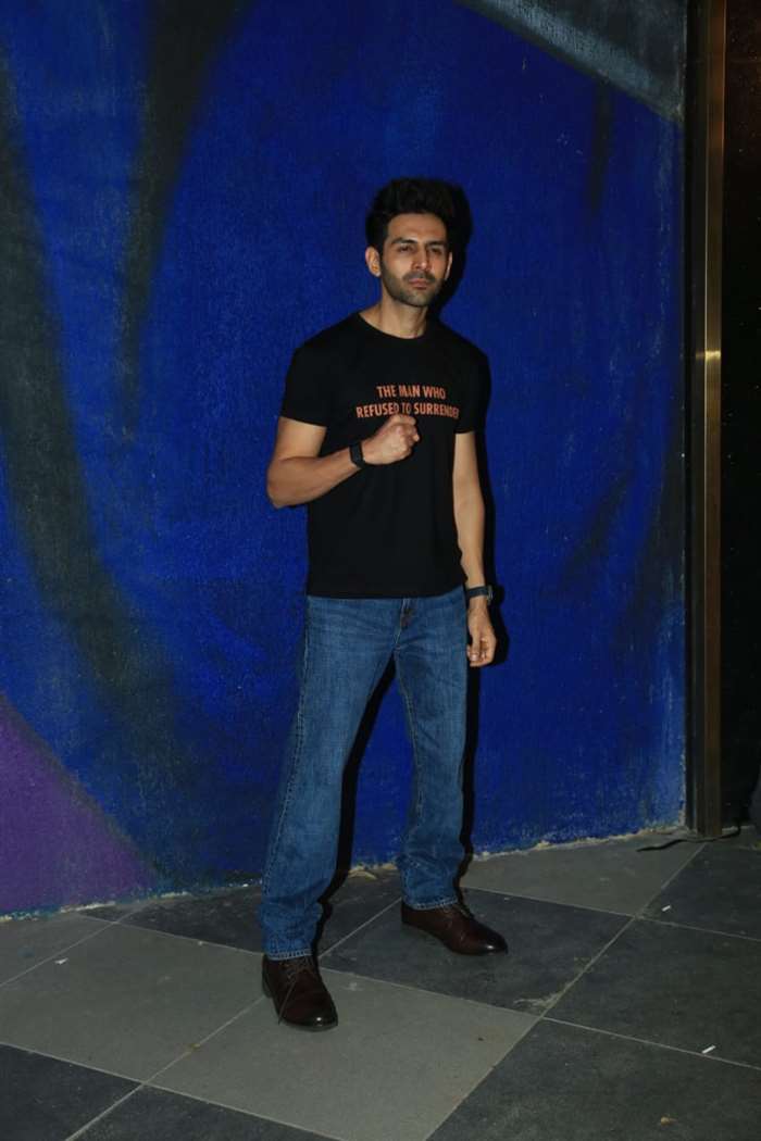Kartik Aaryan Snapped at PVR Santacruz