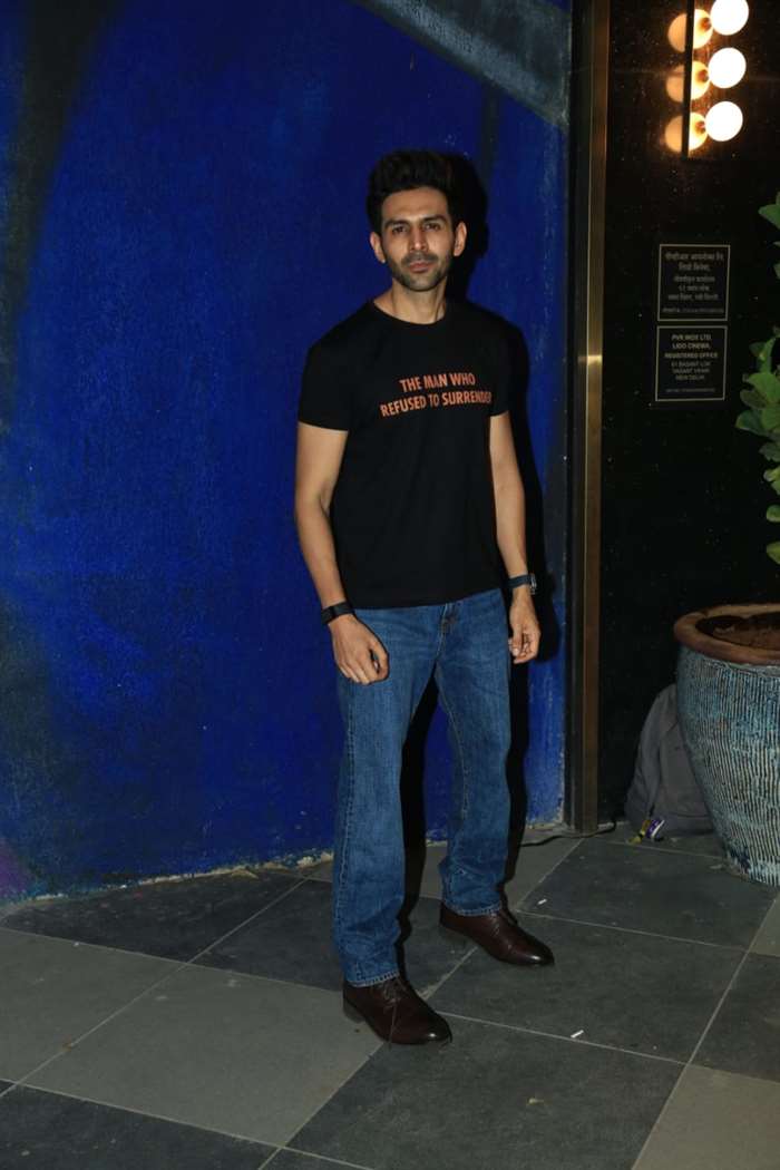 Kartik Aaryan Snapped at PVR Santacruz