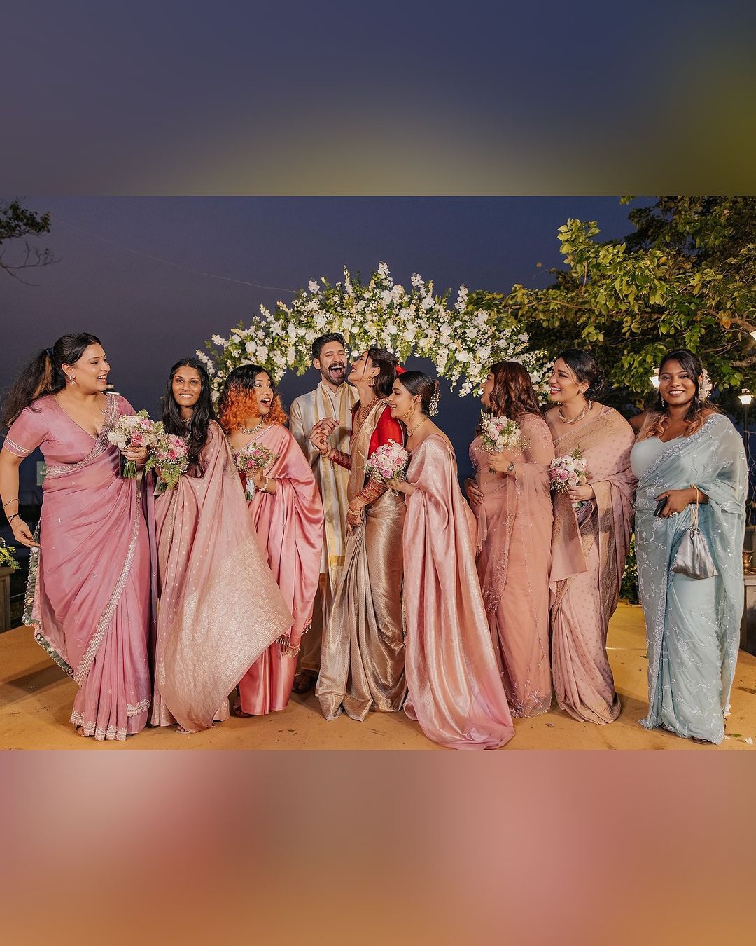 Keerthy Suresh turns maid of honour photos