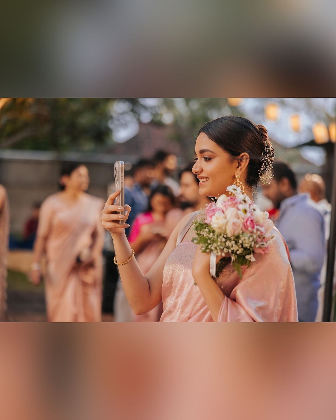 Keerthy Suresh turns maid of honour photos