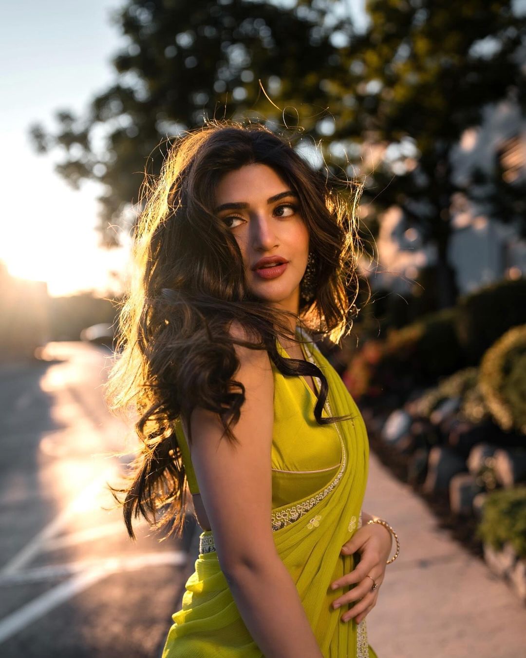 Embodying earthy elegance, Sreeleela stuns in olive green