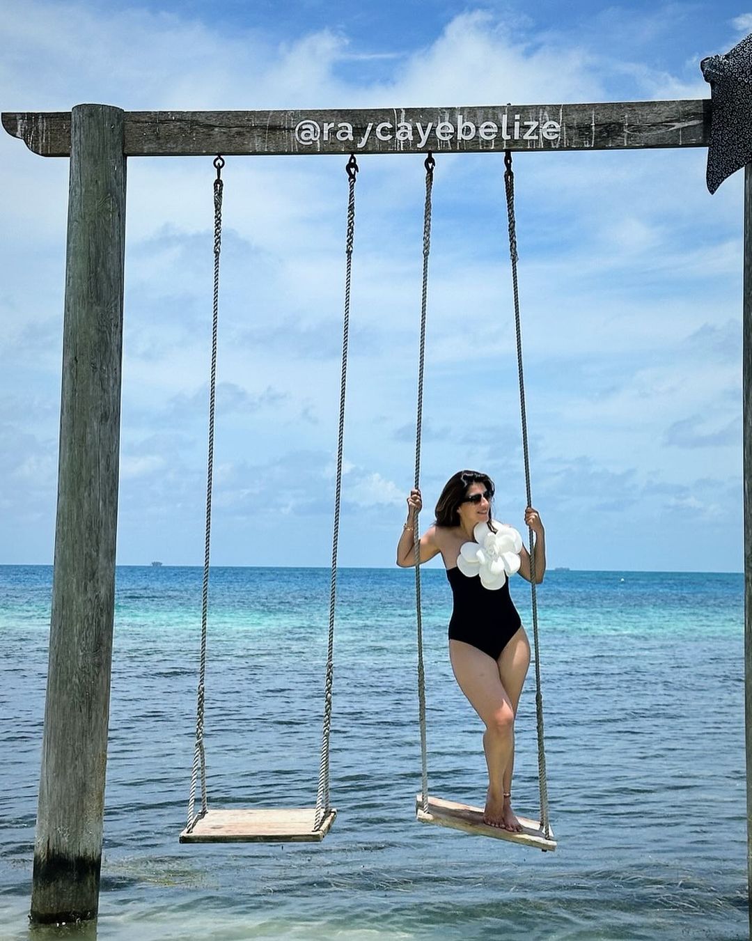 Mehreen’s playful swing on a rope swing exuded infectious energy.