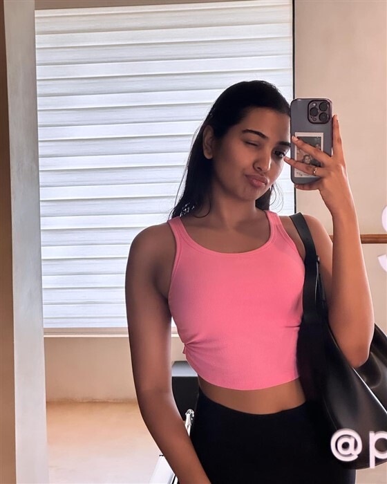 Shivathmika Rajashekar workout Photos