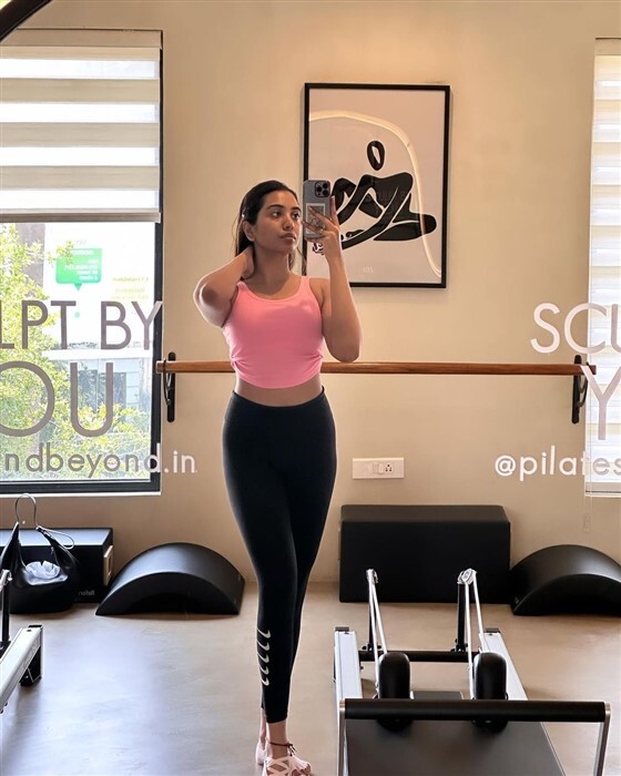Shivathmika Rajashekar workout Photos