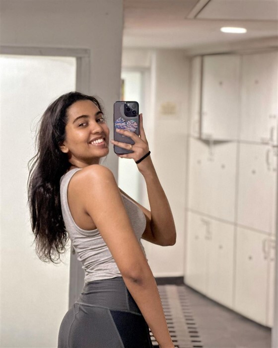 Shivathmika Rajashekar workout Photos