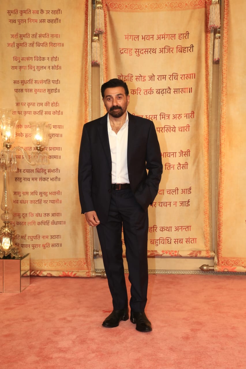 Sunny Deol at Anant Ambani and Radhika Merchant Wedding Reception.