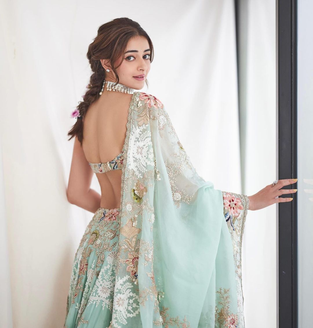 Ananya Panday's appearance at the wedding festivities showcases a harmonious blend of modern sophistication and classic allure.