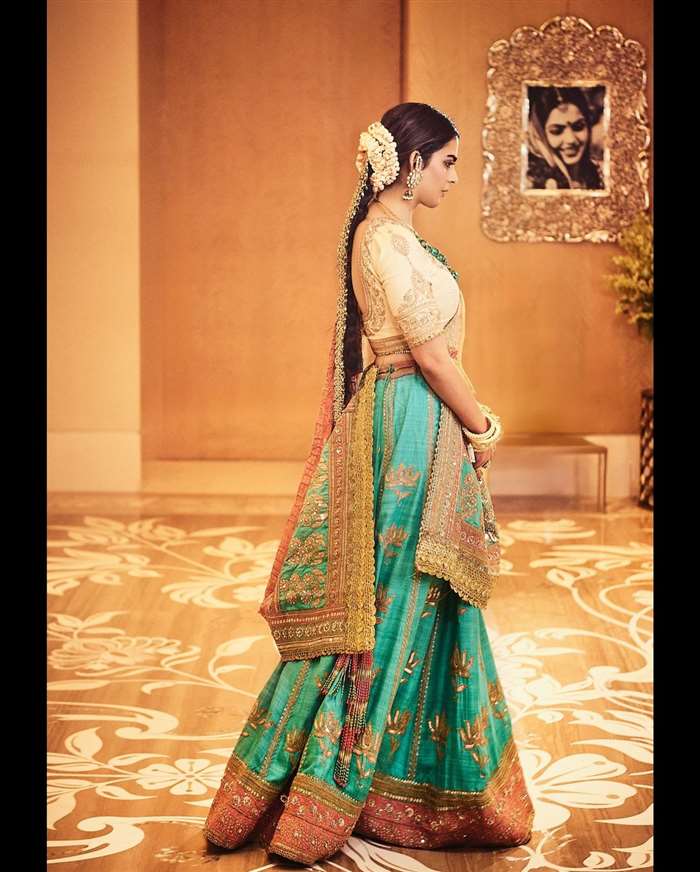 Isha Ambani's Breathtaking Tamilian-Inspired Look For Anant Ambani's Pre-Wedding Festivites
