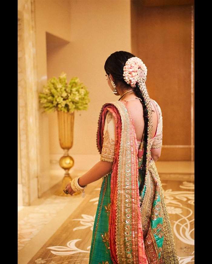 Isha Ambani's Breathtaking Tamilian-Inspired Look For Anant Ambani's Pre-Wedding Festivites