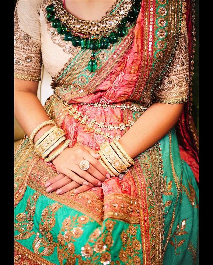 Isha Ambani's Breathtaking Tamilian-Inspired Look For Anant Ambani's Pre-Wedding Festivites