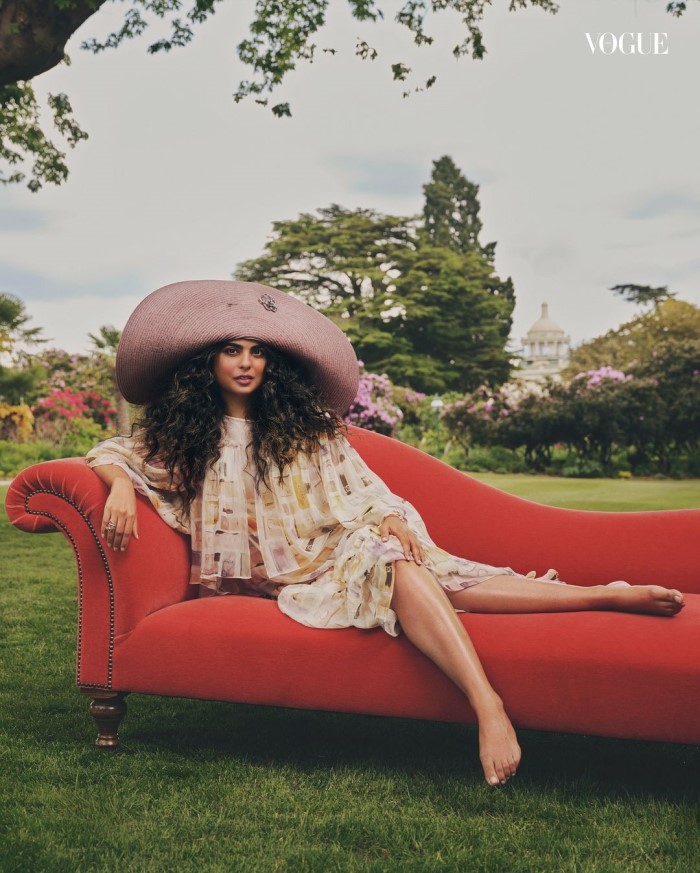 In her interview with Vogue, Isha discusses stepping out of her comfort zone, parenthood, and embracing motherhood through IVF.