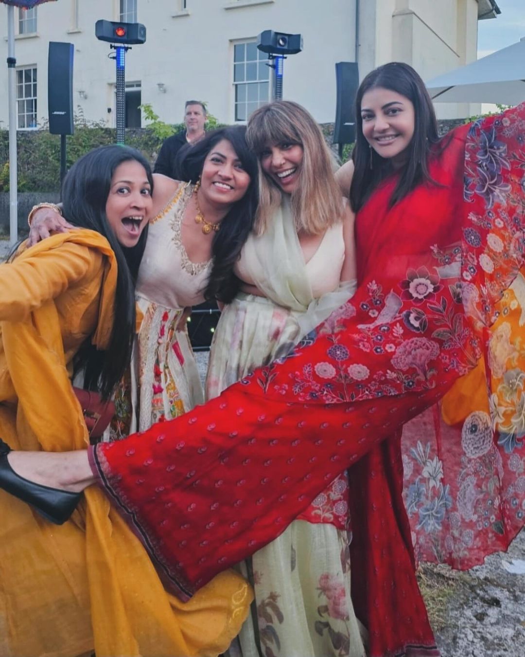 Kajal Aggarwal moments with close friends.