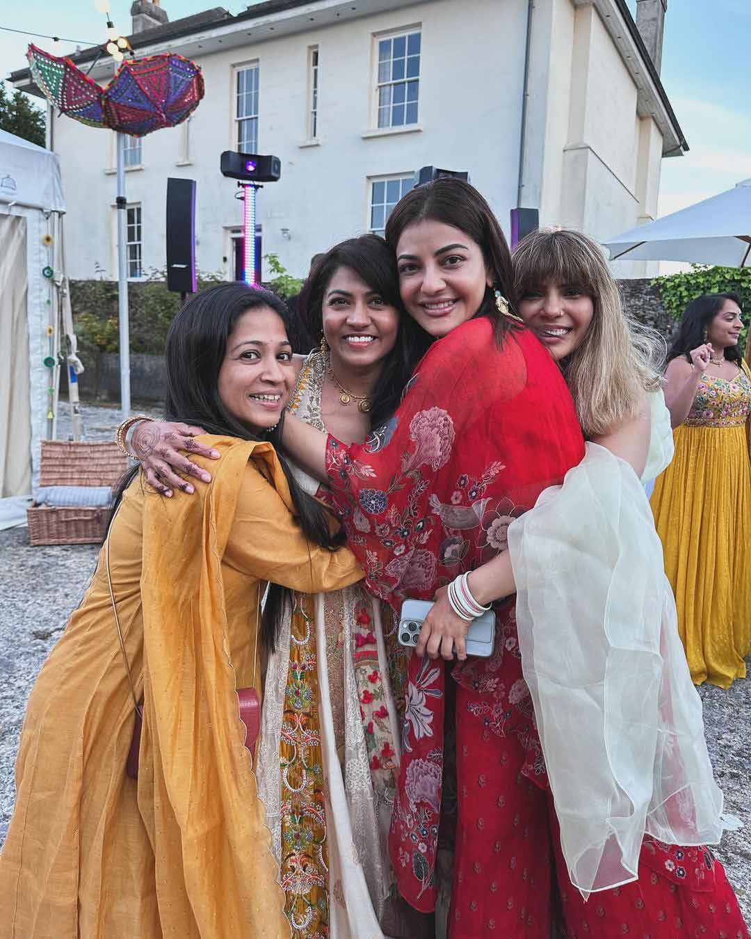 Kajal Aggarwal moments with close friends.