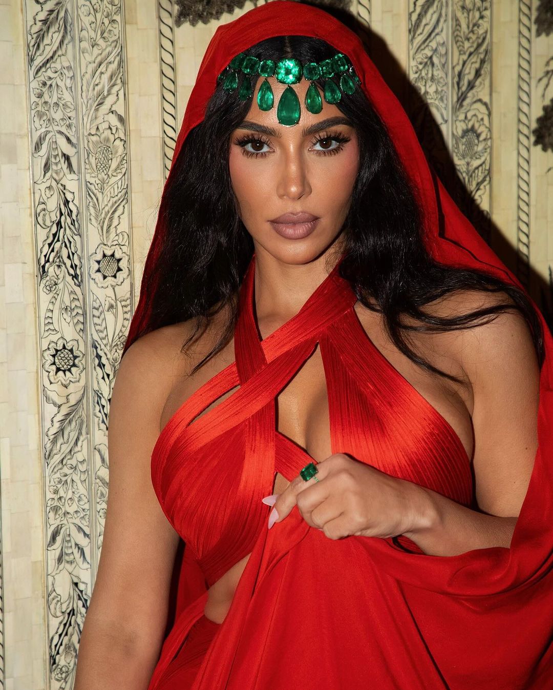 Kim shared a series of photos on Instagram from one of the Ambani events