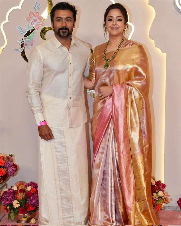 Tamil celebrity couple Suriya and Jyotika