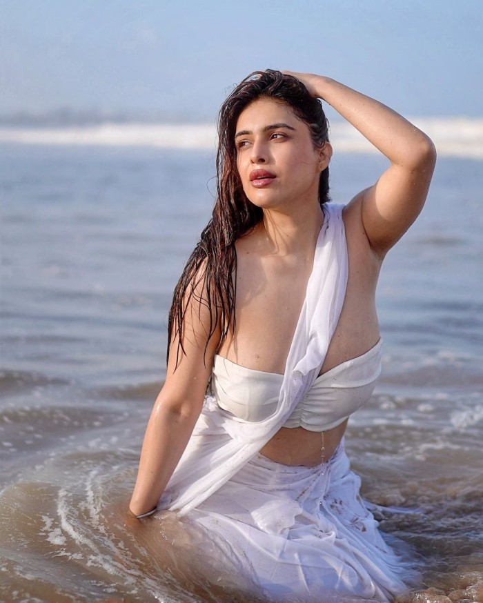 Neha Malik's fan base continues to grow on social media platforms as she consistently shares captivating images of herself.