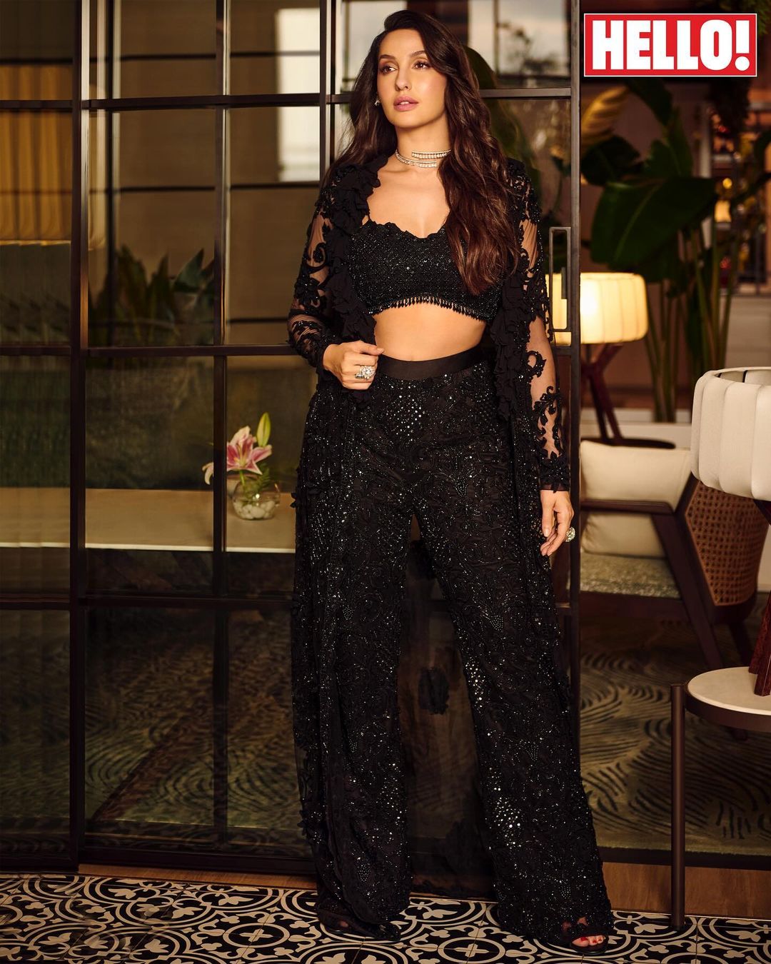 Nora Fatehi Latest Hello Magazine Cover PICS