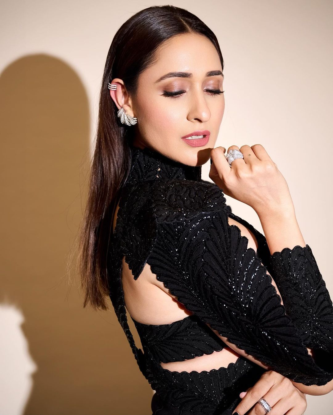 Pragya Jaiswal Turning Heads In A Dazzling Black Outfit.