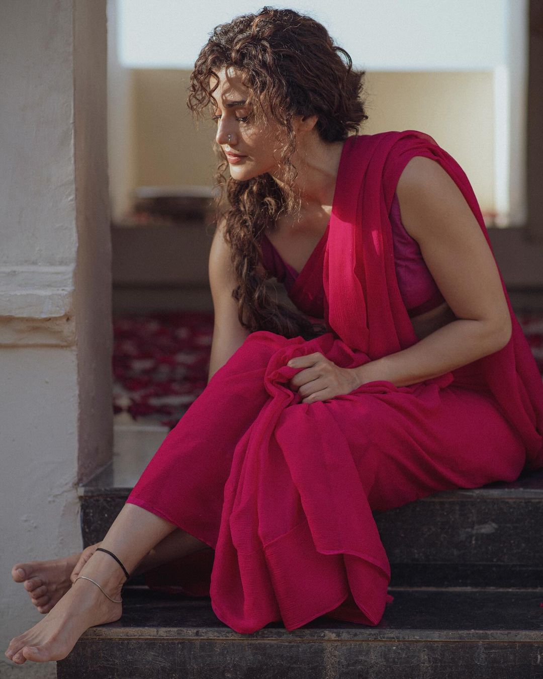 Taapsee Pannu in Saree