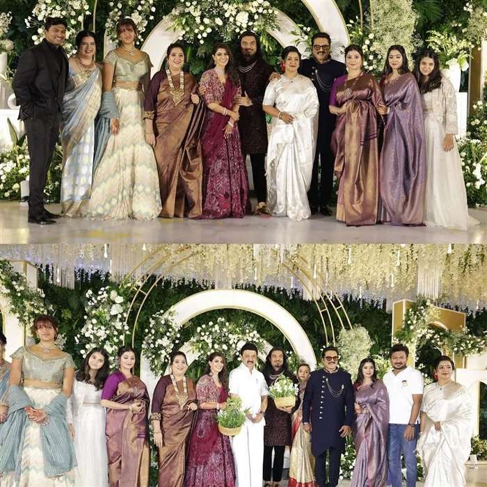 Varalaxmi Sarathkumar's wedding reception