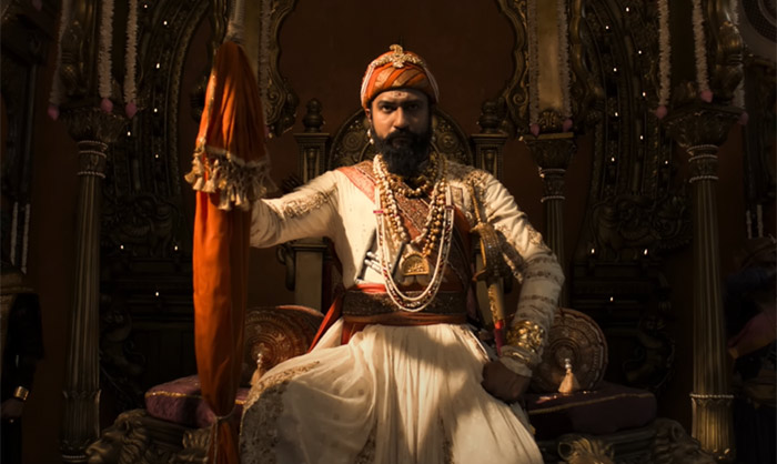 Vicky Kaushal stars as Chhatrapati Sambhaji Maharaj.