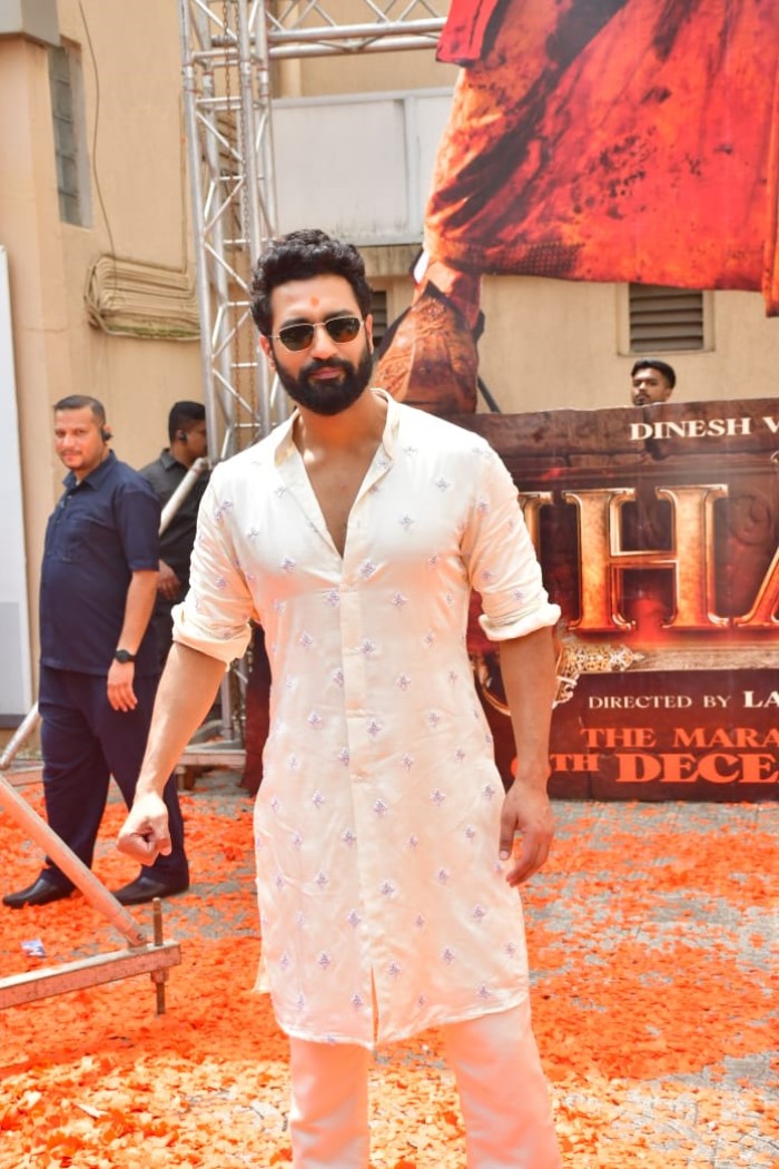 The teaser for Chhaava was launched at a grand event in Mumbai.