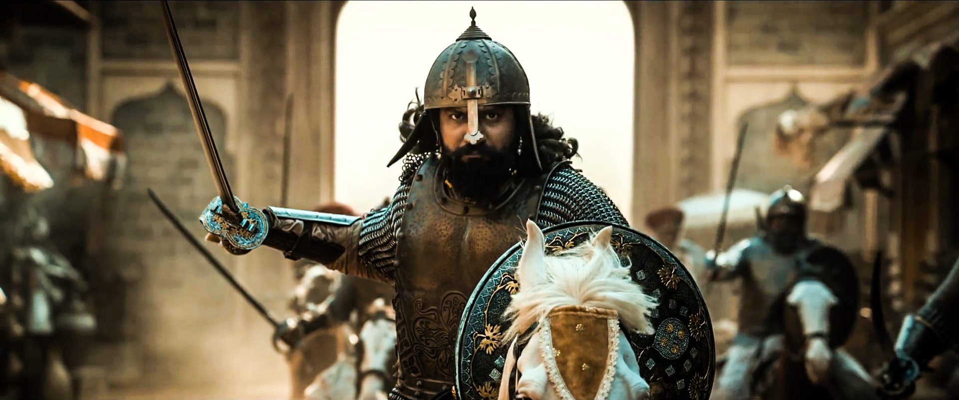 Stills and on-set pictures from the upcoming historical drama Chhavva