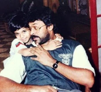 Chiranjeevi and Ram Charan