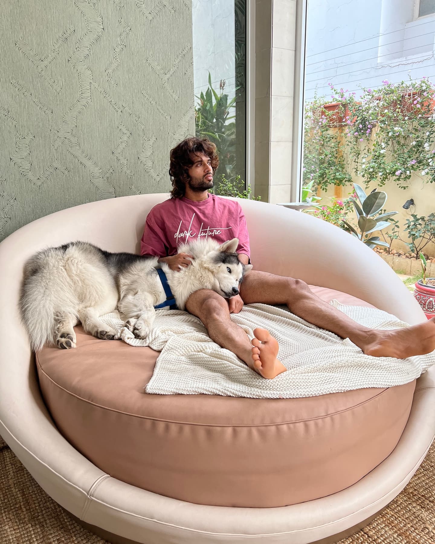 Vijay Deverakonda has two Siberian Huskies named Storm and Chester.