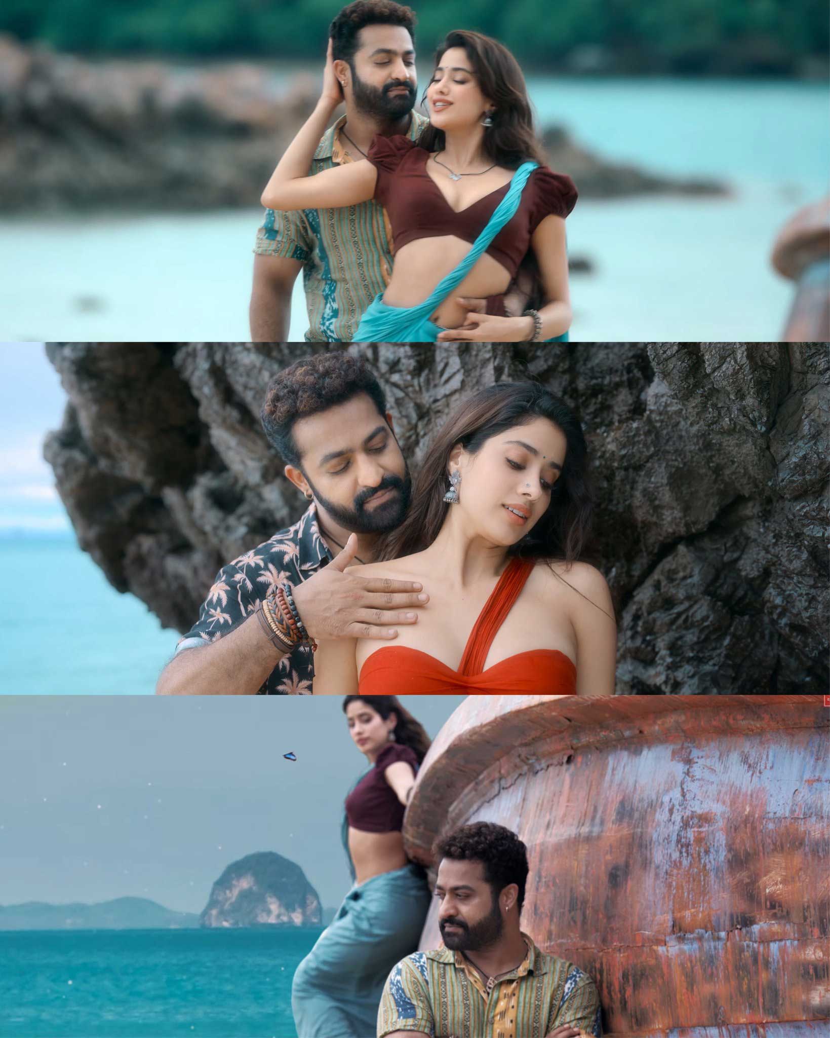 Janhvi Kapoor is seen wearing  beautiful traditional outfit