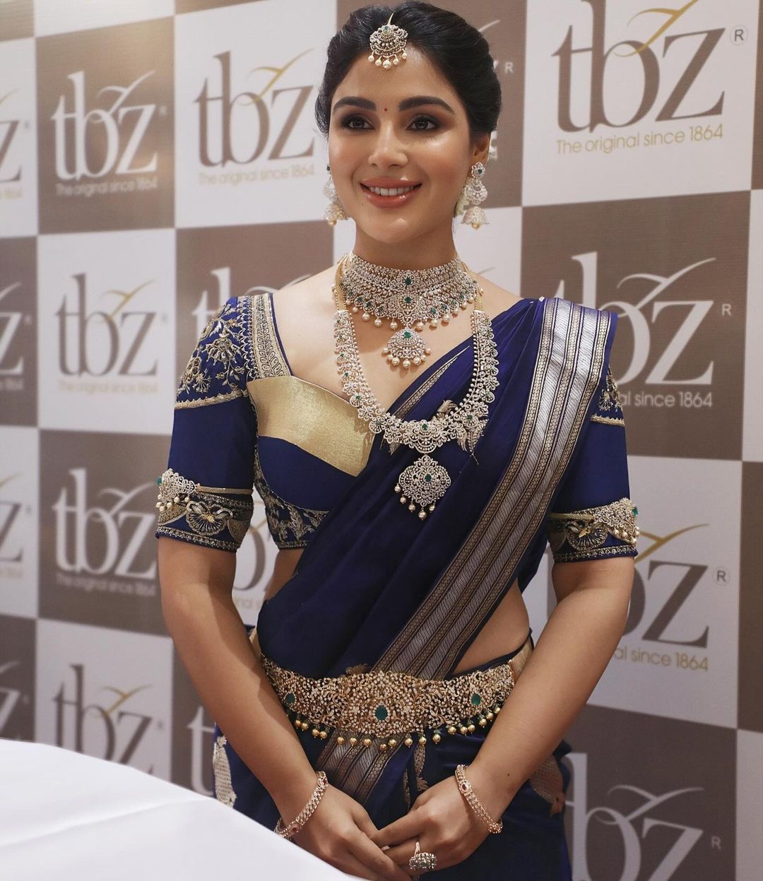 Samyuktha Menon Dazzles In New TBZ Jewellery Collection
