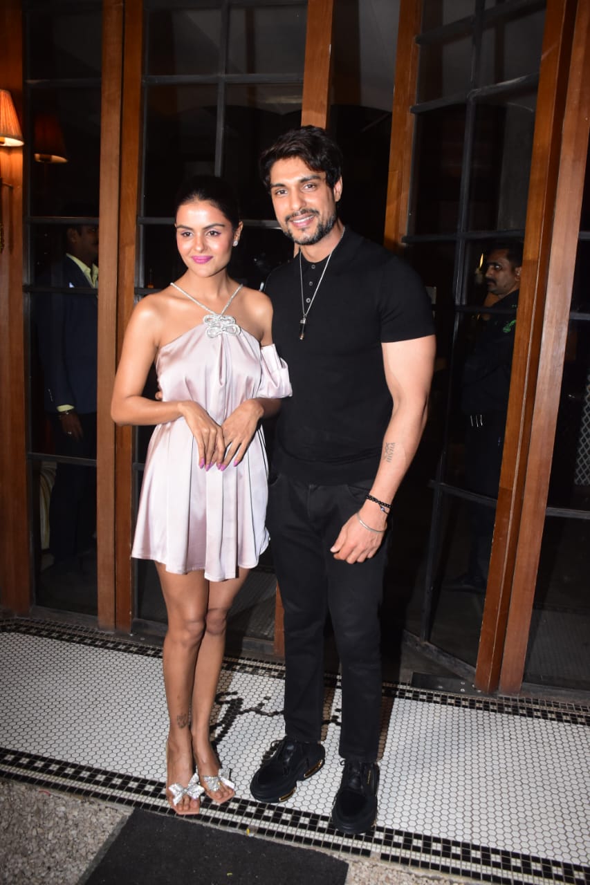 Ankit Gupta, her close friend and rumored boyfriend,