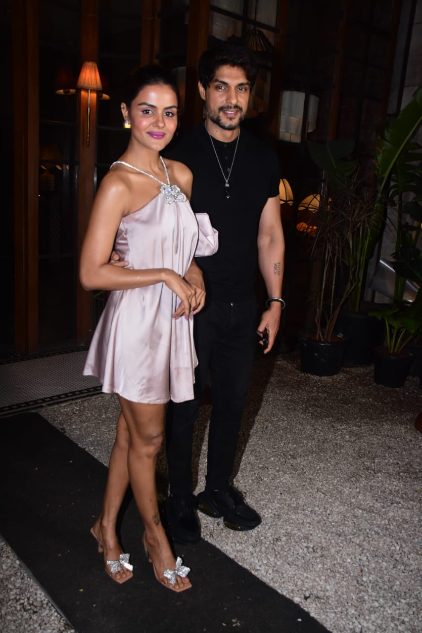 Priyanka looking stunning in a glamorous dress.